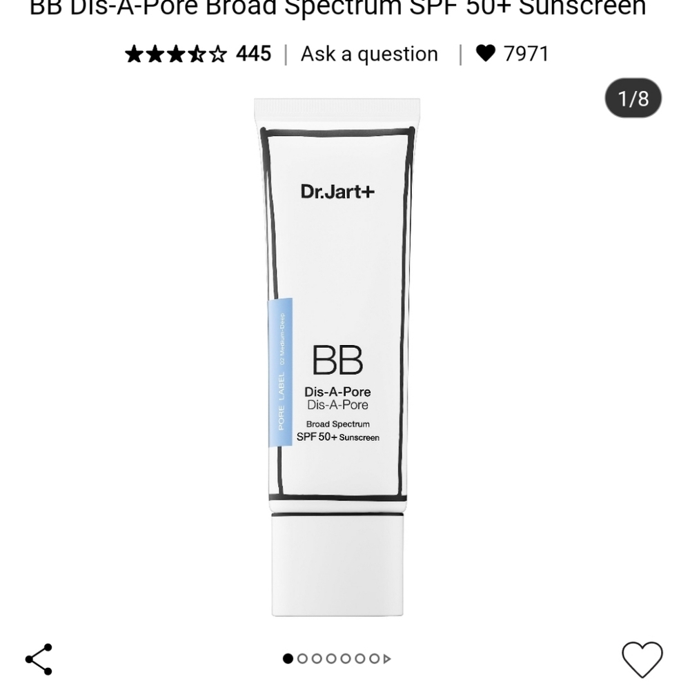 Dr.Jart BB- Dis-a-pore in medium deep